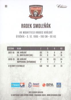 2019-20 OFS Classic #83 Radek Smolenak Back