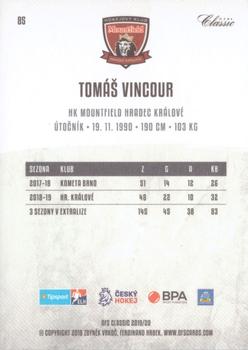 2019-20 OFS Classic #85 Tomas Vincour Back