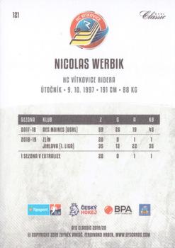 2019-20 OFS Classic #121 Nicolas Werbik Back