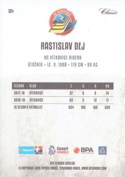 2019-20 OFS Classic #124 Rastislav Dej Back