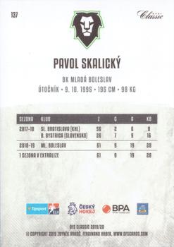 2019-20 OFS Classic #137 Pavol Skalicky Back