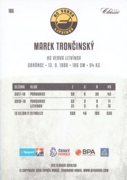2019-20 OFS Classic #186 Marek Troncinsky Back