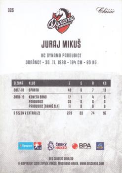 2019-20 OFS Classic #325 Juraj Mikus Back