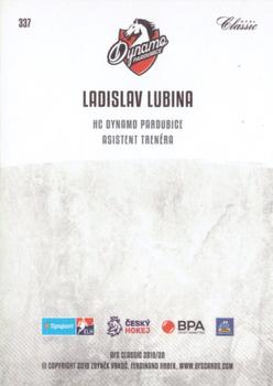 2019-20 OFS Classic #337 Ladislav Lubina Back