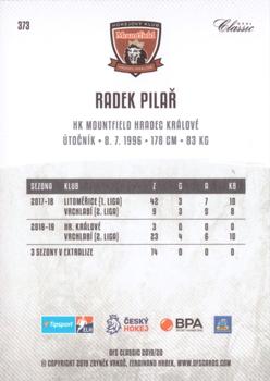 2019-20 OFS Classic #373 Radek Pilar Back