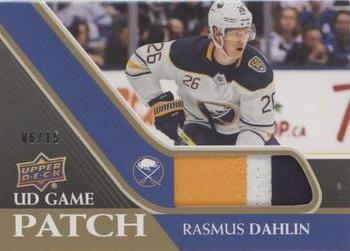 2020-21 Upper Deck - UD Game Patch #GJ-RD Rasmus Dahlin Front
