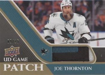 2020-21 Upper Deck - UD Game Patch #GJ-TH Joe Thornton Front