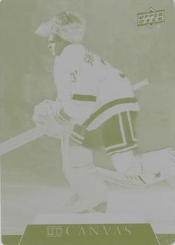 2020-21 Upper Deck - UD Canvas Printing Plates Yellow #C54 Igor Shesterkin Front