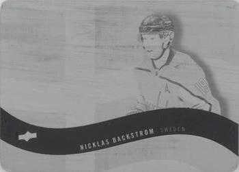 2020-21 Upper Deck - NHL Worldwide Printing Plates Black #WW-10 Nicklas Backstrom Front
