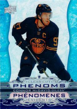 2020-21 Upper Deck Tim Hortons - Clear Cut Phenoms #CC-1 Connor McDavid Front
