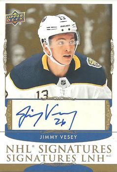 2020-21 Upper Deck Tim Hortons - NHL Signatures #S-JV Jimmy Vesey Front