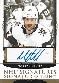 2020-21 Upper Deck Tim Hortons - NHL Signatures #S-MP Max Pacioretty Front