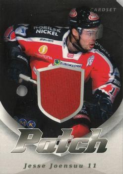 2012-13 Cardset Finland - Patch Series 2 Redemption #NNO Jesse Joensuu Front