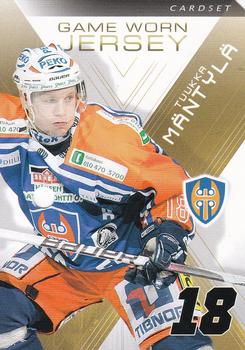 2010-11 Cardset Finland - Game Worn Jersey Series 1 Redemption #NNO Tuukka Mäntylä Front
