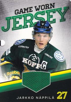 2014-15 Cardset Finland - Game Worn Jersey Series 2 Redemption #NNO Jarkko Näppilä Front