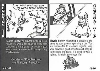 1995-96 Foodland Pittsburgh Penguins #2 Glen Murray Back