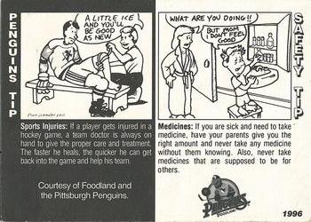 1995-96 Foodland Pittsburgh Penguins #5 Jaromir Jagr Back
