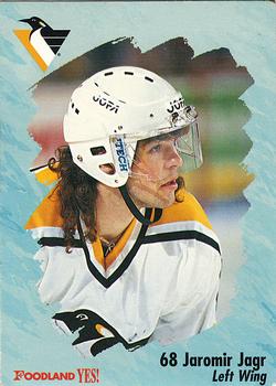 1995-96 Foodland Pittsburgh Penguins #5 Jaromir Jagr Front
