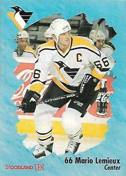 1995-96 Foodland Pittsburgh Penguins #23 Mario Lemieux Front