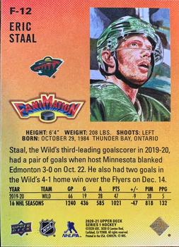 2020-21 Upper Deck - Fanimation #F-12 Eric Staal Back