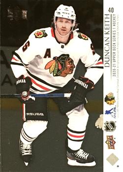 2020-21 Upper Deck - UD Exclusives Clear Cut #40 Duncan Keith Back