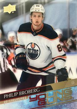 2020-21 Upper Deck - UD Exclusives Clear Cut #204 Philip Broberg Front