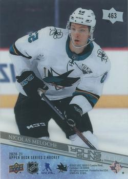 2020-21 Upper Deck - UD Exclusives Clear Cut #463 Nicolas Meloche Back