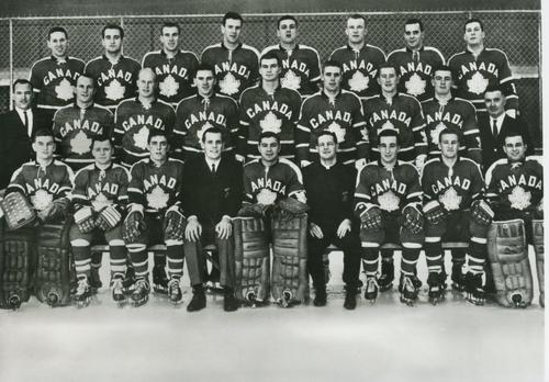 1964 Pressfoto CSSR National Team Olympics #6 Team Canada Front