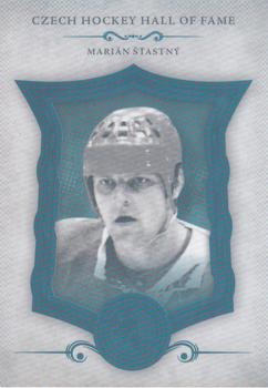 2019-20 OFS Czech Hockey Hall of Fame - Rainbow #SSCH-095 Marian Stastny Front