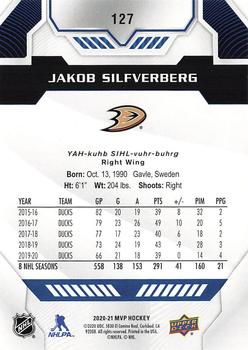 2020-21 Upper Deck MVP - Blue #127 Jakob Silfverberg Back