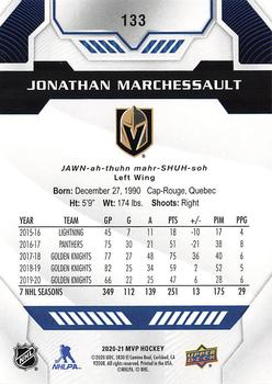 2020-21 Upper Deck MVP - Blue #133 Jonathan Marchessault Back