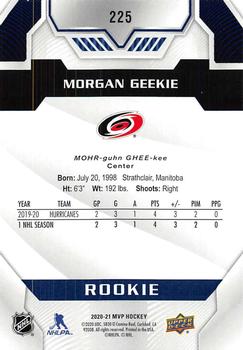 2020-21 Upper Deck MVP - Blue #225 Morgan Geekie Back