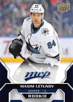 2020-21 Upper Deck MVP - Blue #245 Maxim Letunov Front