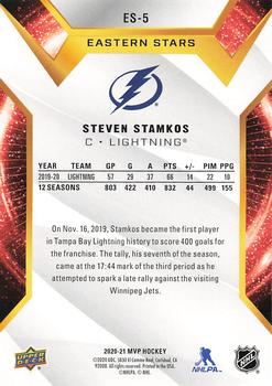 2020-21 Upper Deck MVP - Eastern Stars #ES-5 Steven Stamkos Back