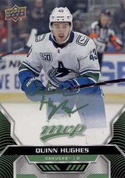 2020-21 Upper Deck MVP - Green Script #215 Quinn Hughes Front