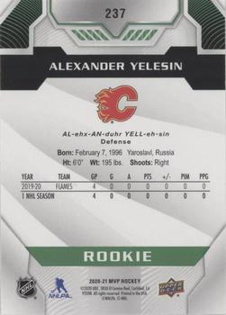 2020-21 Upper Deck MVP - Green Script #237 Alexander Yelesin Back