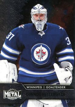 2020-21 SkyBox Metal Universe #37 Connor Hellebuyck Front