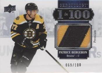 2019-20 Upper Deck Chronology - 1 in 100 #100-BE Patrice Bergeron Front