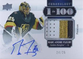2019-20 Upper Deck Chronology - 1 in 100 #100-MF Marc-Andre Fleury Front