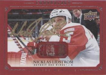 2019-20 Upper Deck Chronology - Canvas Autos Red #CA-NL Nicklas Lidstrom Front