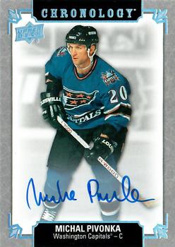 2019-20 Upper Deck Chronology - Franchise History Autographs #FH-WA-MP Michal Pivonka Front