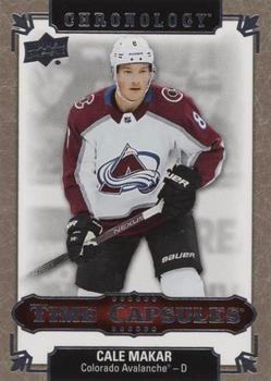 2019-20 Upper Deck Chronology - Time Capsules Rip Cards #TC-53 Cale Makar Front