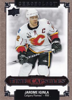 2019-20 Upper Deck Chronology - Time Capsules Rip Cards #TC-61 Jarome Iginla Front