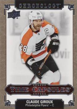 2019-20 Upper Deck Chronology - Time Capsules Rip Cards #TC-72 Claude Giroux Front