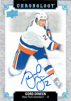 2019-20 Upper Deck Chronology - 2018-19 Upper Deck Chronology Update #FH-NYI-GD Gord Dineen Front
