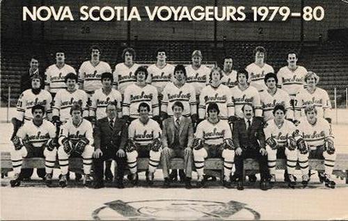 1979-80 Nova Scotia Voyageurs (AHL) #NNO Team Photo Front