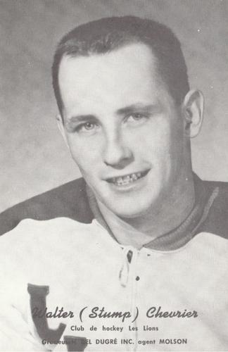 1959-60 Trois-Rivieres Lions (EPHL) #NNO Walter Chevrier Front