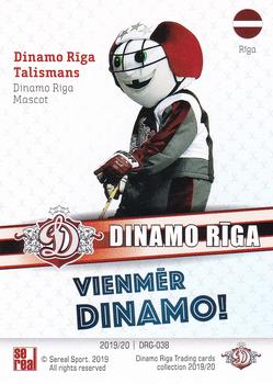 2019-20 Sereal Dinamo Riga #DRG-038 Talismans Back