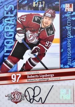 2019-20 Sereal Dinamo Riga - Autografs #DRG-A28 Roberts Lipsbergs Front