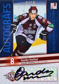 2019-20 Sereal Dinamo Riga - Lions Autographs #DRG-LIO-A09 Sandis Ozolinsh Front